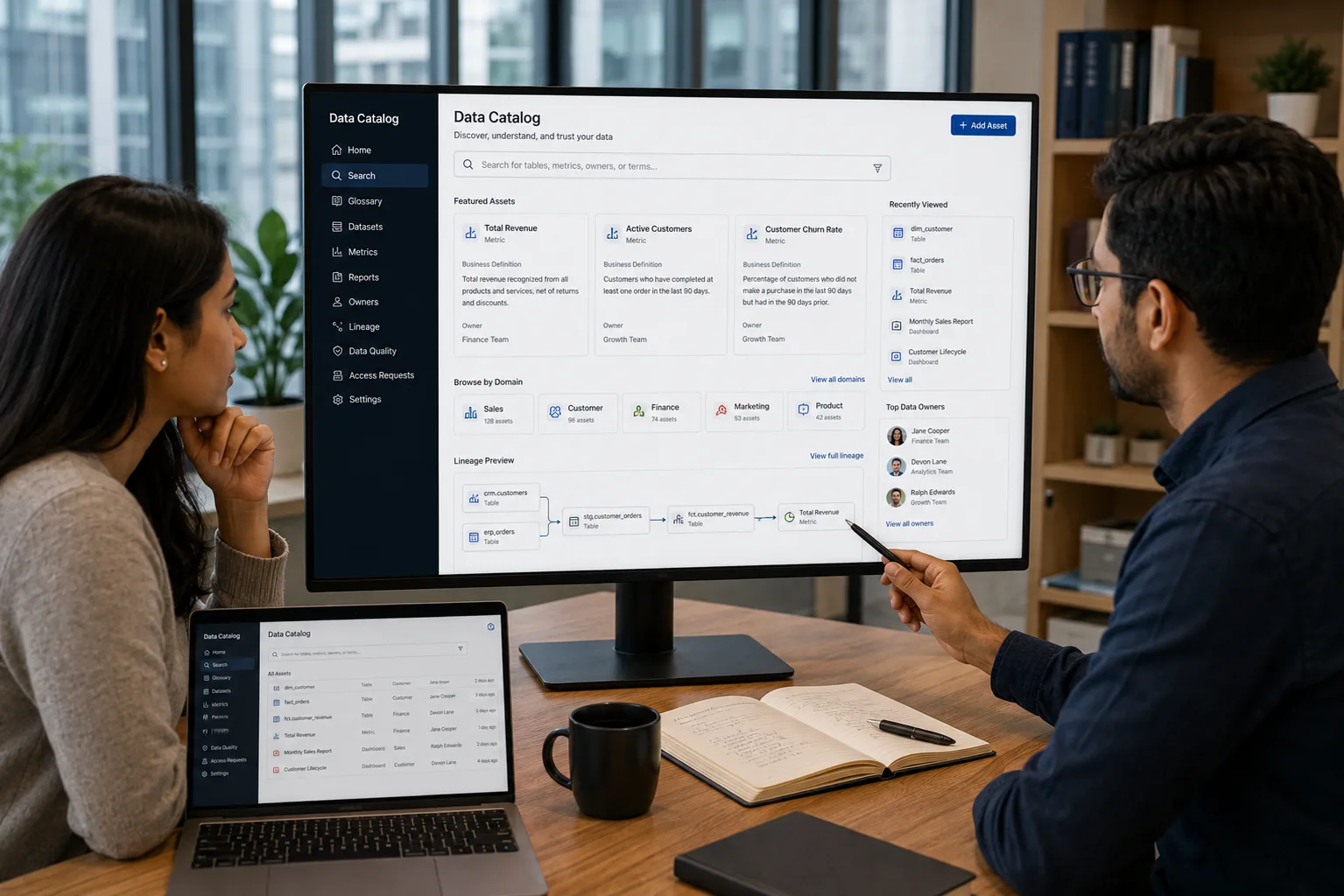 Data catalog and metadata management