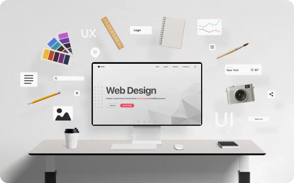 UI/UX web design image